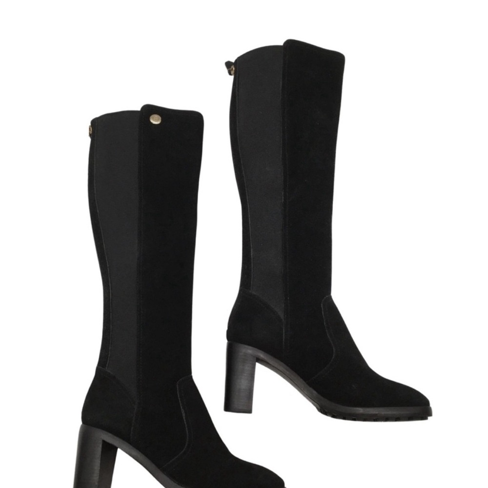 Tory Burch Sullivan Suede Stret Knee High Boots - Picture 2 of 8